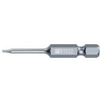 PrecisionBits pour vis Torx®, six pans extérieur selon DIN ISO 1173 forme E 6,3 (1/4″)