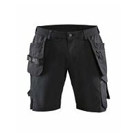 Craftsman shorts 4-way stretch Black/Dark grey C46