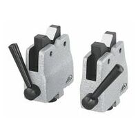 Pair of V-groove supports for no.0780 pri. steel 90° 50/65mm