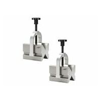Double V-blocks (pairs) w. clamp 5 - 30mm