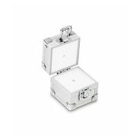Aluminium weight case 317-030-600, for nominal values 5 g, for classes E1 - M2, for design Button/compact