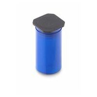 Plastic weight case 317-040-400, for nominal values 10 g, for classes E2, for design Button/compact