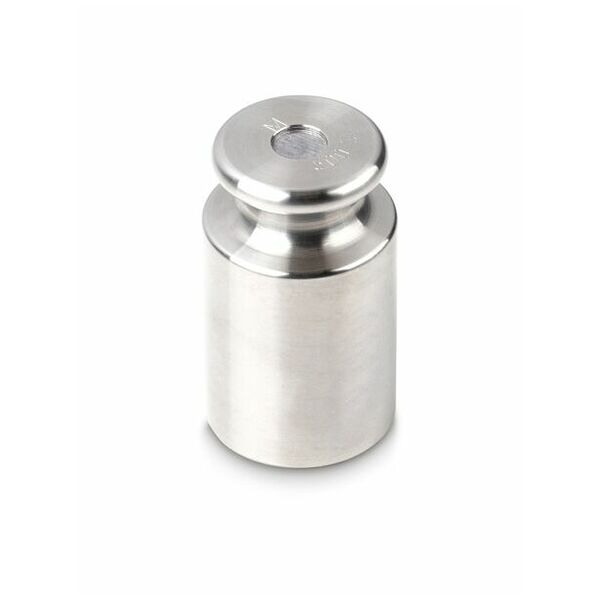 Test weight 347-09, OIML Class M1, Nominal value 500 g, Button, Stainless Steelfine turned