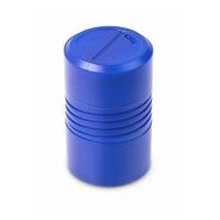 Plastic weight case 347-130-400, for nominal values 5 kg, for classes F1 - M3, for design Button/compact