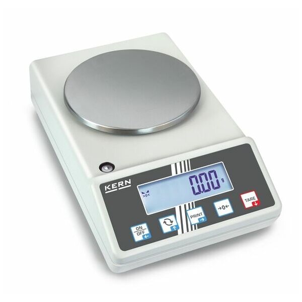Precision balance (SG) 572-35, Weighing range 2400 g, Readout 0,01 g