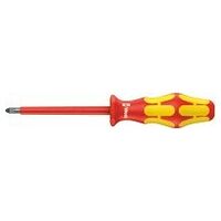 Electrician&rsquo;s screwdriver for Phillips, with Kraftform handle fully insulated