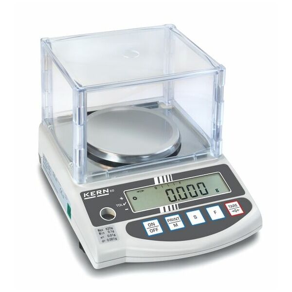 Precision balance EW 220-3NM, Weighing range 220 g, Readout 0,001 g