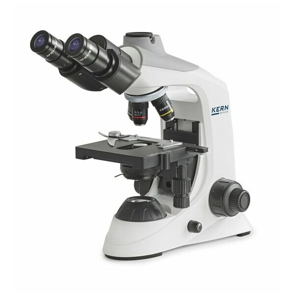 Mikroskop s prenosno svetlobo KERN OBE 124, trinOkularni, , 4 x / 10 x / 40 x, 3W LED (prenosna)