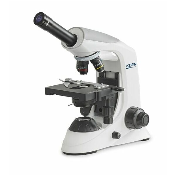 Microscop cu lumină transmisă KERN OBE 131, Monocular, , 4 x / 10 x / 40 x / 40 x / 100 x, 3W LED (transmis)