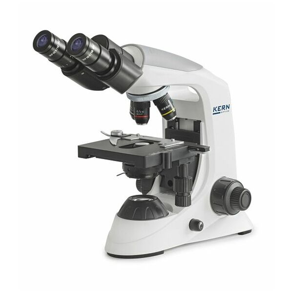 Gennemlysningsmikroskop KERN OBE 132, binokulær, , 4 x / 10 x / 40 x / 100 x, 3W LED (transmitteret)