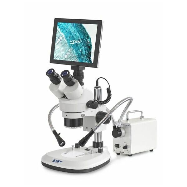 Digitalt sæt af mikroskop med gennemlysningsmikroskop