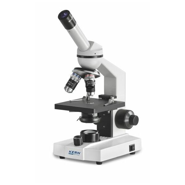 Mikroskop s prenosno svetlobo KERN OBS 102, monOkular, , 4 x / 10 x / 40 x, 0,5W LED (prenosna)