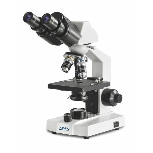 Gennemlysningsmikroskop KERN OBS 104, binokulær, , 4 x / 10 x / 40 x, 0,5W LED (transmitteret)
