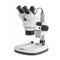 Microscopio con aumento estereoscópico KERN OZL 466, 0,7 x - 4,5 x,