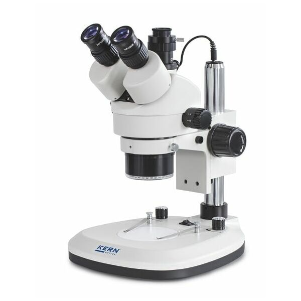 Microscope à zoom stéréo KERN OZL 466, 0,7 x - 4,5 x,