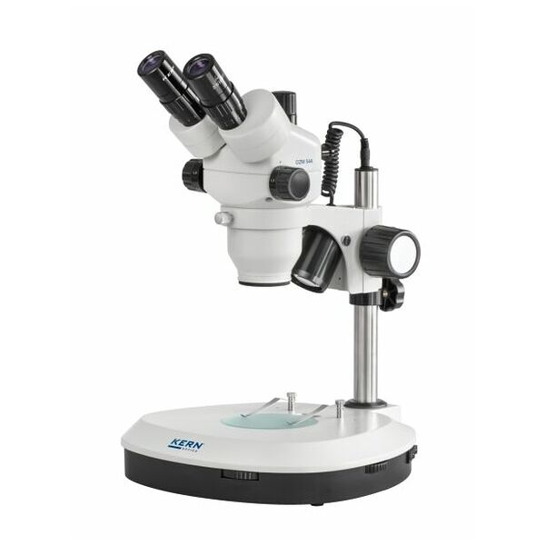 Microscopio con aumento estereoscópico KERN OZM 542, 0,7 x - 4,5 x,