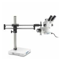Stereo-Zoom Mikroskop-Set KERN OZM 932, Binokular, Universal (Kugelgelagerter Doppelarm mit Platte), 0,7 x - 4,5 x,  4,5W LED (reflected)