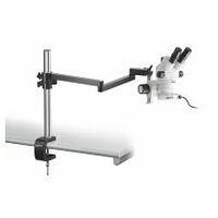 Stereo-Zoom Mikroskop-Set KERN OZM 952UK, Binokular, Universal (Gelenkarm mit Klemme), 0,7 x - 4,5 x,  4,5W LED (reflected)