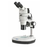 Microscopio con aumento estereoscópico KERN OZS 574, 0,8 x - 8 x,