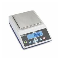 PCB 2500-2, Wägebereich 2500 g, Ablesbarkeit 0,01 g
