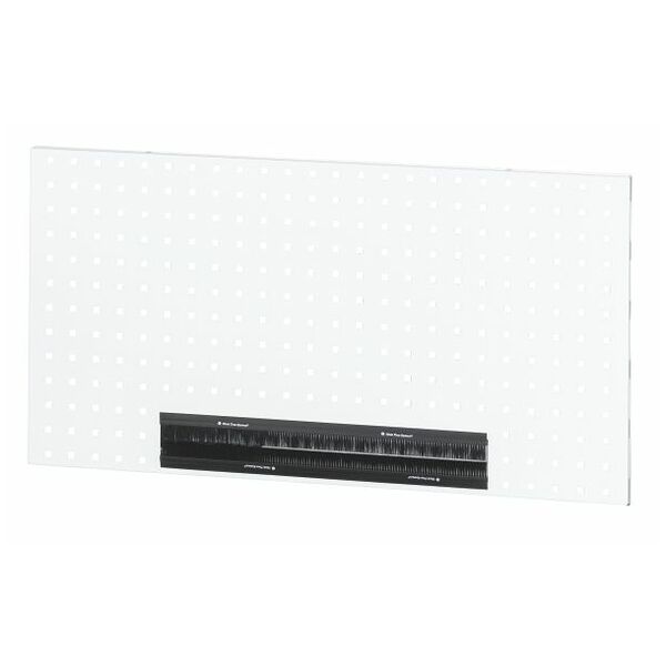 Perforated panel with brush strip  1000