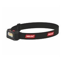 LED headlamp with battery