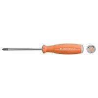 Screwdriver for Pozidriv, with 2-component SwissGrip handle  2