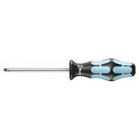 “Stainless” screwdriver for Pozidriv, with stainless steel blade