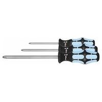 “Stainless” screwdriver set for Phillips, with stainless steel blade