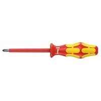 Electrician’s screwdriver for Pozidriv, with Kraftform handle fully insulated 1