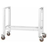 Frame with support legs and wheels for Ready-to-go workbench Height 850 mm