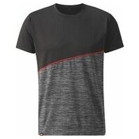 Functional shirt  dark grey / black / red
