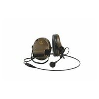 3M™ PELTOR™ ComTac™ XPI Headset, 28 dB, J11-Stecker, dynamisches Mikrofon, NATO-Verkabelung, grün, Nackenbügel, MT20H682BB-86