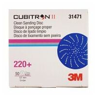 3M™ Cubitron™ II Hookit™Brusný Disc Pad opěrný talíř 737U, 125mm, Multihole, 220+, 31471