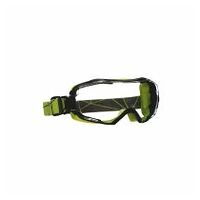 Ochelari de protecție completă 3M™ GoggleGear™ 6000, ramă verde lime, strat Scotchgard™ anti-ceață și anti-zgârieturi (K&N), lentile transparente, GG6001SGAF-GRN