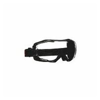 3M™ GoggleGear™ 6000 Safety Goggles, Black Shroud, Scotchgard™ Anti-Fog / Anti-Scratch Coating (K&N), Clear Lens, GG6001SGAF-BLK-EU, 10/Case