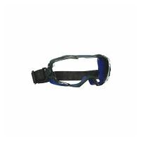 3M™ GoggleGear™ 6000 Safety Goggles, Blue Shroud, Neoprene Strap, Scotchgard™ Anti-Fog / Anti-Scratch Coating (K&N), Clear lens, GG6001NSGAF-BLU-EU, 10/Case