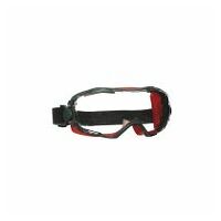 3M™ GoggleGear™ 6000 očala za celostno gledanje, rdeč okvir, prevleka Scotchgard™ proti zamegljevanju/praskanju (K&N), prozorna leča, GG6001SGAF-RED-EU