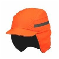 3M™ First Base™ 3 zimní čepice s nárazníkem, fluorescenční výstražná barva, oranžová, zkrácený kšilt, 55 mm, 20 ks v krabici 2021218