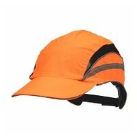 3M™ First Base™ 3 bump cap Classic, fluorescerende advarselsfarve, orange, standardvisir, 70 mm, 20 stk./boks 2021875