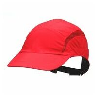 3M™ First Base™ 3 Classic bump cap, rød, standardvisir, 70 mm, 20 stk./boks 2030597