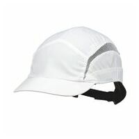 3M™ First Base™ 3 Bump Cap 2030604, Classic, bianco, falda ridotta, 55 mm, 20 pz/confezione