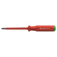 Electrician&rsquo;s screwdriver for Pozidriv, Classic fully insulated