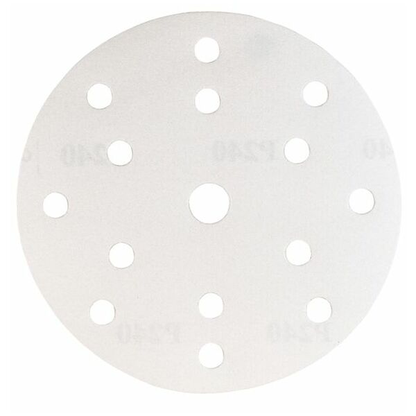 Velour-backed abrasive disc (A) 15 holes 600