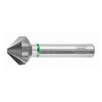 HOLEX Pro Steel high-precision countersink with unequal spacing and 3 drive flats 90° TiAlN