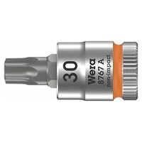 8767 A TORX® Zyklop bit socket, 1/4″ drive, TX 30 x 28 mm