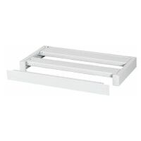 Base with removable fascia for cabinets, depth 28G, Height 100 mm