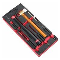 Graphite engineer hammer impact tool set with 200C hammer, 7 pieces, non packaged