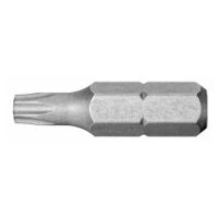 Bit , Series 1 , aandrijving externe zeskant 6,3 mm (1/4″) , lang , uitgang Resistorx® TT25
