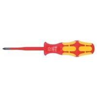 Electrician’s screwdriver for Phillips, reduced blade ⌀, with Kraftform handle fully insulated 1